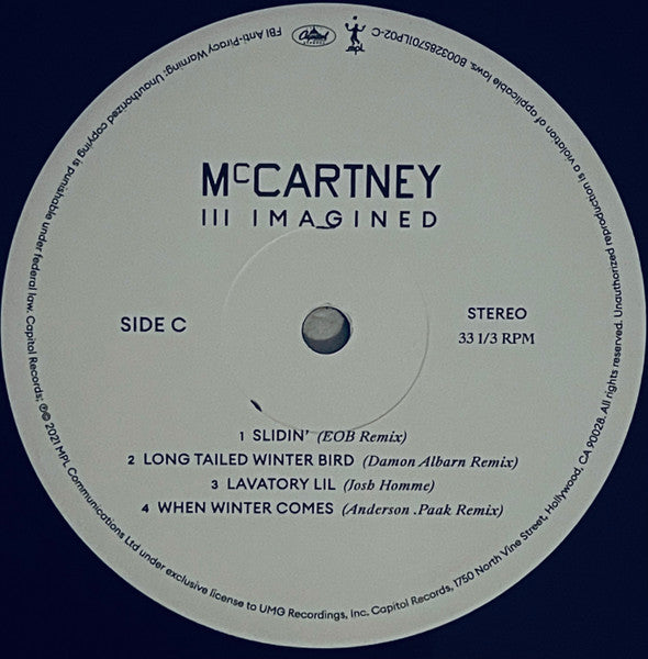 Paul McCartney : McCartney III Imagined (2xLP, Album)