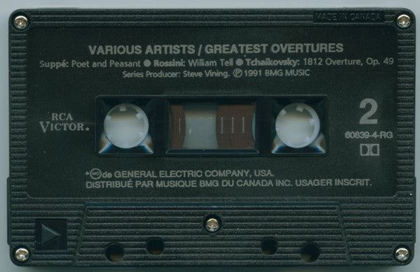 Various : Greatest Overtures (Cass, Comp)