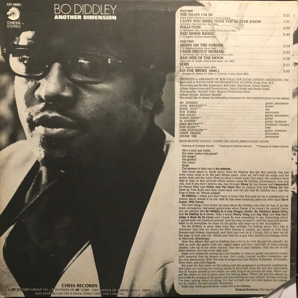 Bo Diddley : Another Dimension (LP, Album, RP)