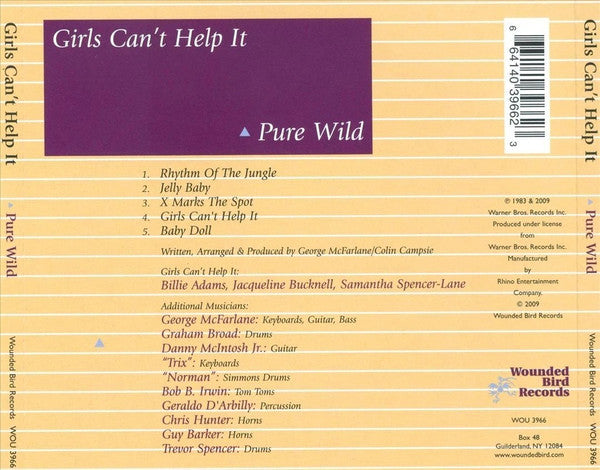 Girls Can't Help It : Pure Wild (CD, MiniAlbum, RE)