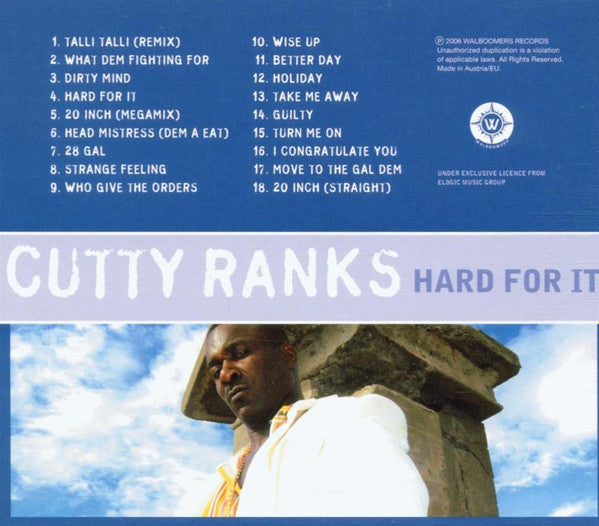 Cutty Ranks : Hard For It (CD, Album)