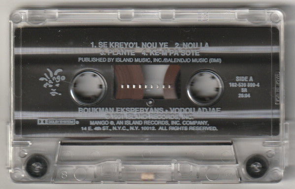 Boukman Eksperyans : Vodou Adjae (Cass, Album)