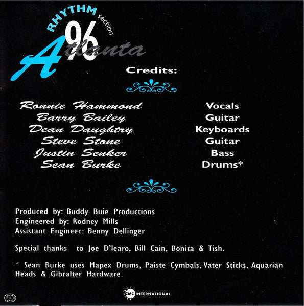 Atlanta Rhythm Section : Atlanta Rhythm Section 96 (CD, Comp)