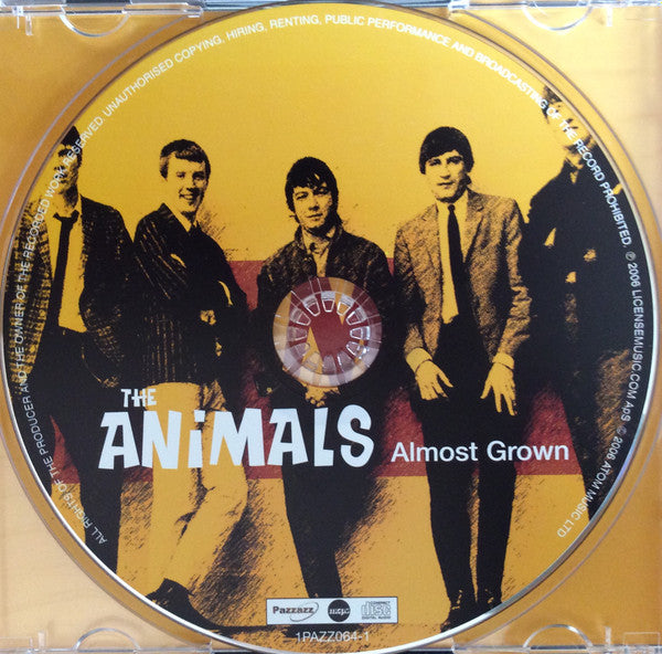 The Animals : Almost Grown (CD, Album)