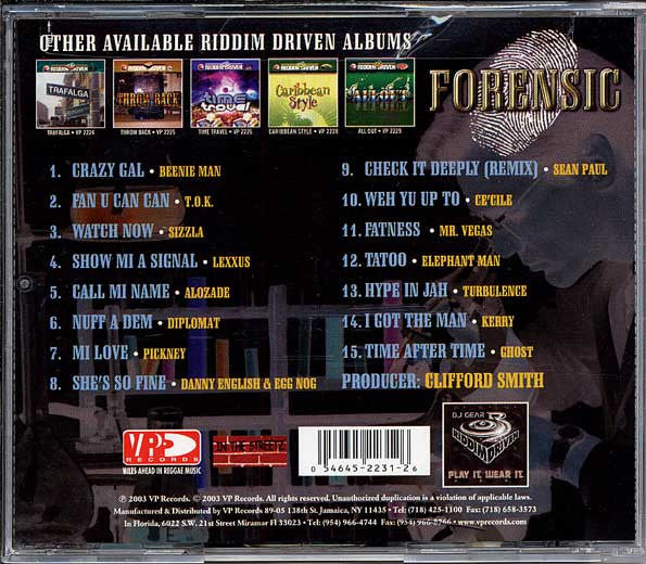 Various : Forensic (CD, Comp)