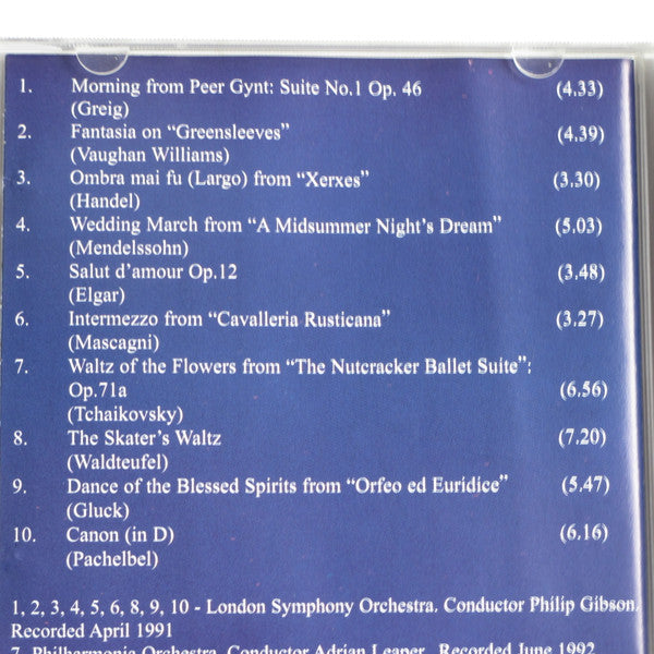 London Symphony Orchestra, Philharmonia Orchestra : Classics In Love (CD)