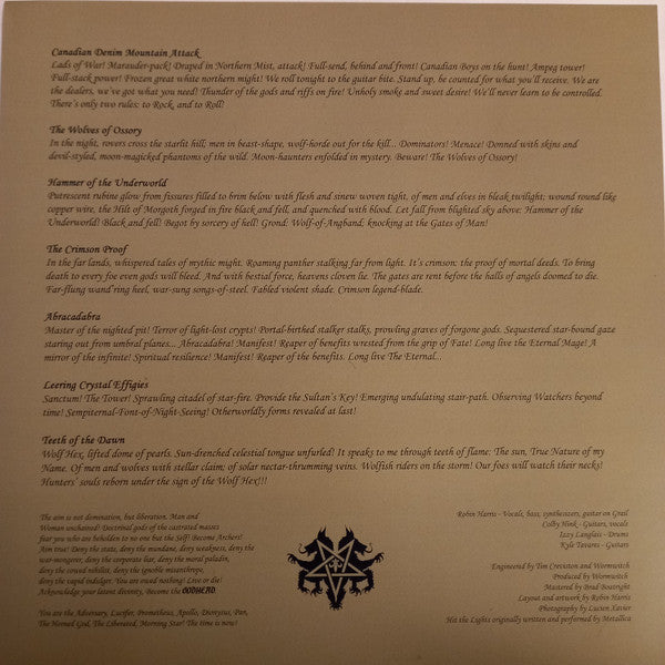 Wormwitch : Wolf Hex (LP, Album, Ltd, Cle)