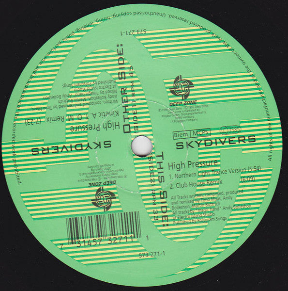 Skydivers : High Pressure (12")
