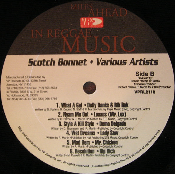 Various : Scotch Bonnet (LP, Comp)