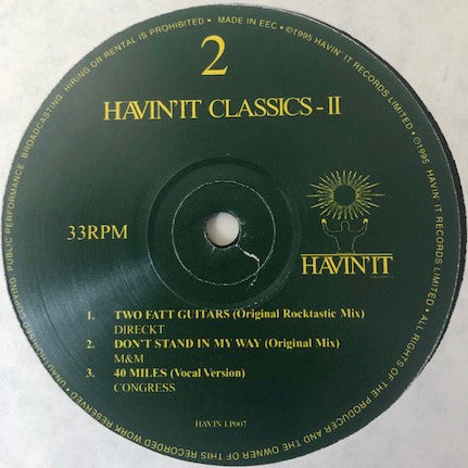 Various : Havin'It Classics (Volume II) (2xLP, Comp)