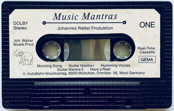 Johannes Walter : Music Mantras 1 (Cass, Album)