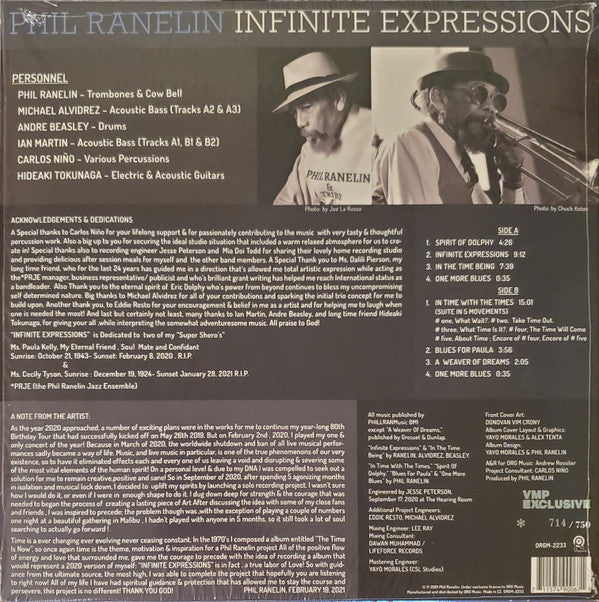 Phil Ranelin : Infinite Expressions (LP, Album, Club, Ltd, Num, Lig)