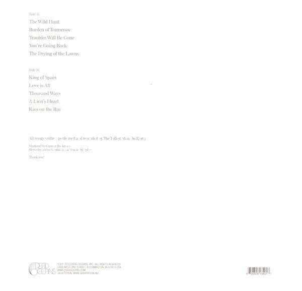 The Tallest Man On Earth : The Wild Hunt (LP, Album)