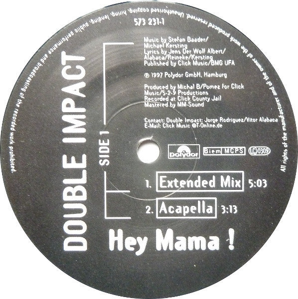 Double Impact (3) : Hey Mama ! (12")