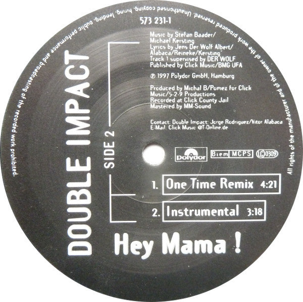 Double Impact (3) : Hey Mama ! (12")