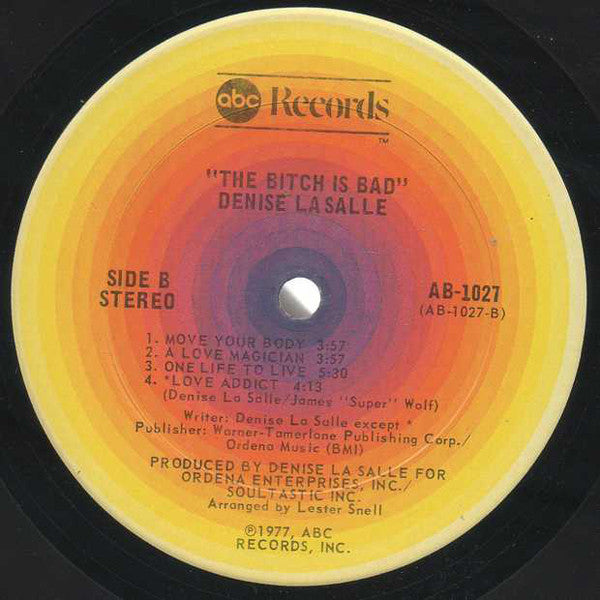 Denise La Salle* : The Bitch Is Bad ! (LP, Album)
