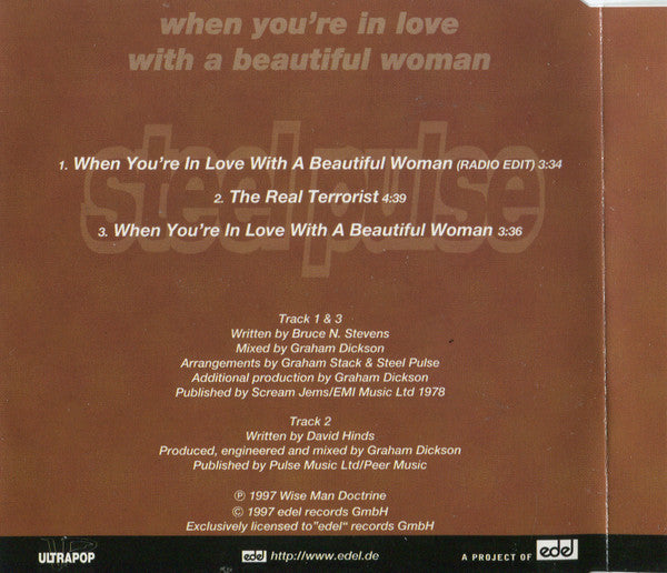 Steel Pulse : When You're In Love With A Beautiful Woman (CD, Single)