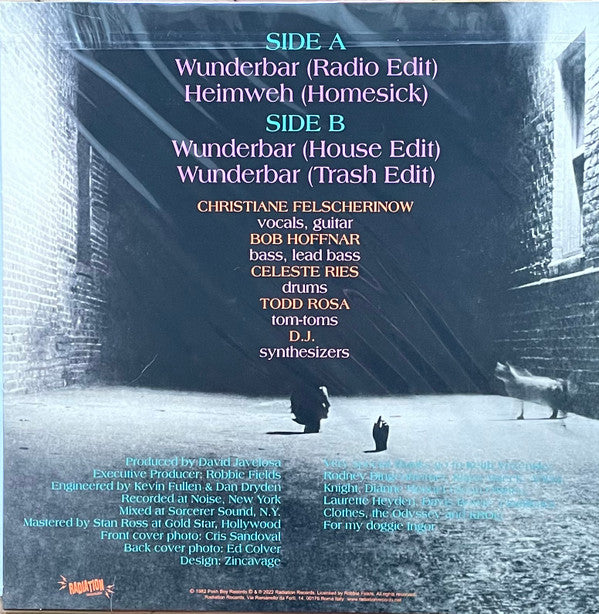 Christiane F. : Gesundheit! (12", RSD, Ltd, M/Print, RE, Red)