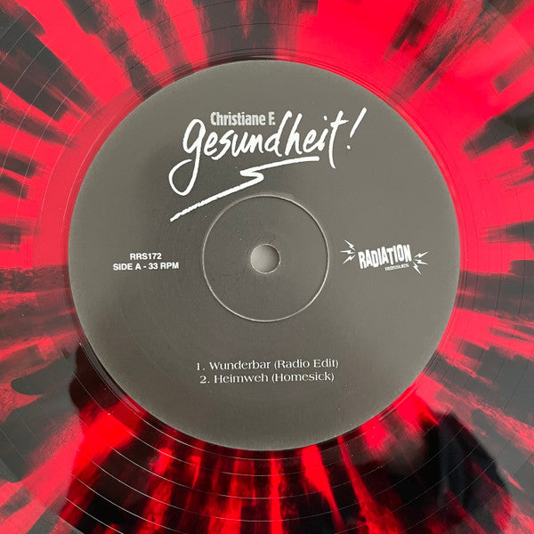Christiane F. : Gesundheit! (12", RSD, Ltd, M/Print, RE, Red)