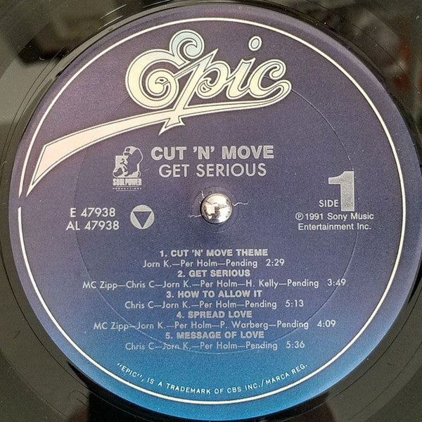 Cut 'N' Move : Get Serious (LP, Album)