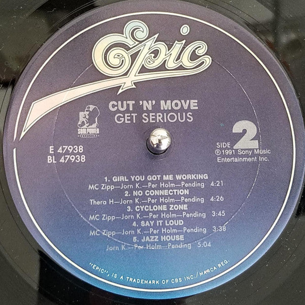 Cut 'N' Move : Get Serious (LP, Album)