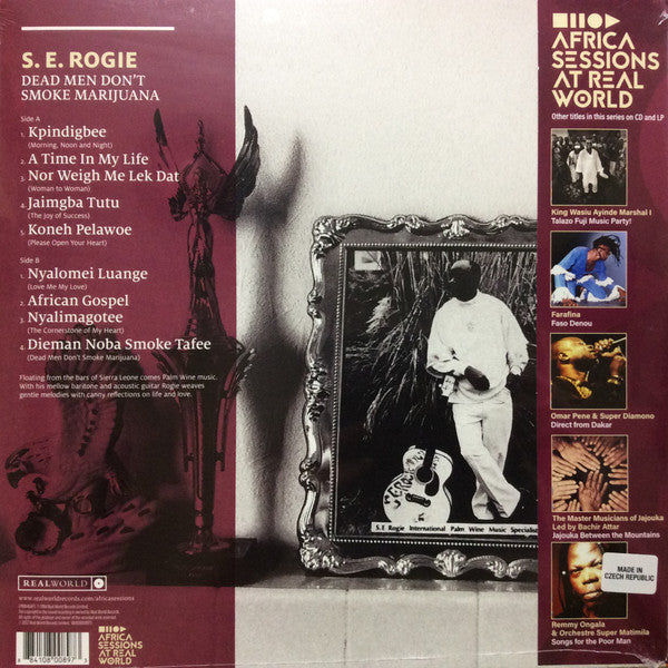 S.E. Rogie* : Dead Men Don't Smoke Marijuana (LP, Album, RE, Pur)