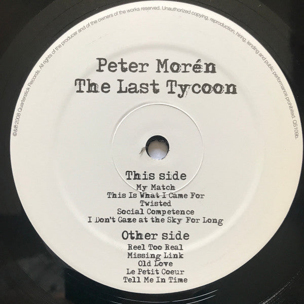 Peter Morén : The Last Tycoon (LP, Album)