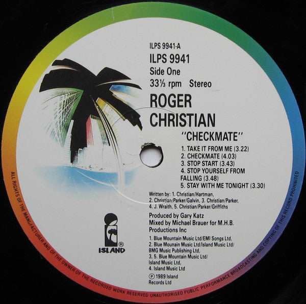 Roger Christian (2) : Checkmate (LP, Album)