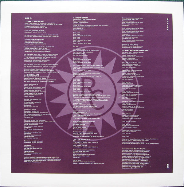 Roger Christian (2) : Checkmate (LP, Album)