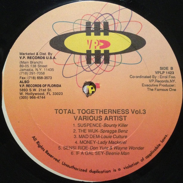 Various : Total Togetherness Vol.3 (LP, Comp)