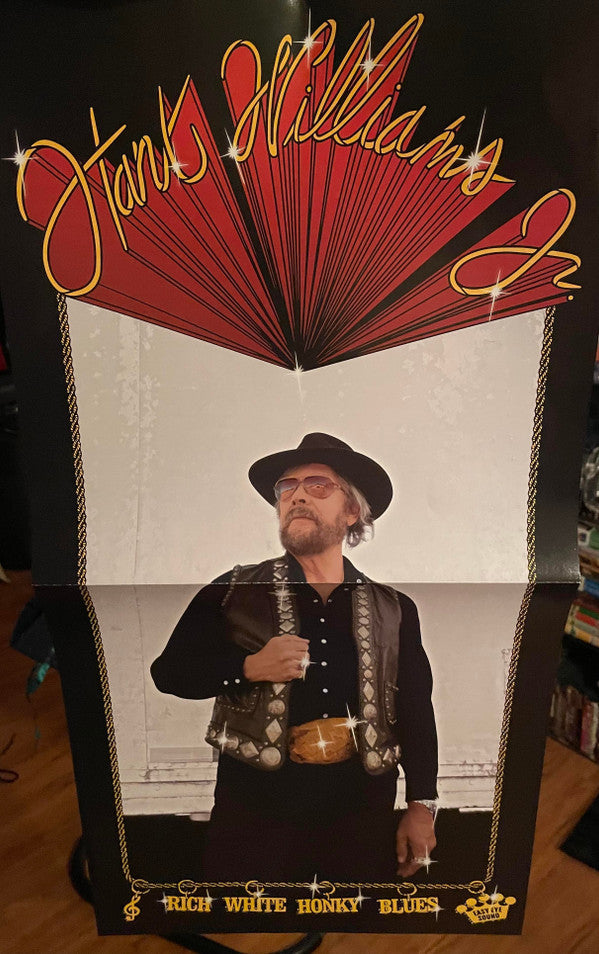 Hank Williams Jr. : Rich White Honky Blues (LP, Album)