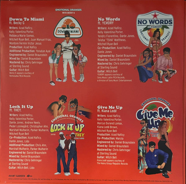 Emotional Oranges : The Juicebox (LP, Album)