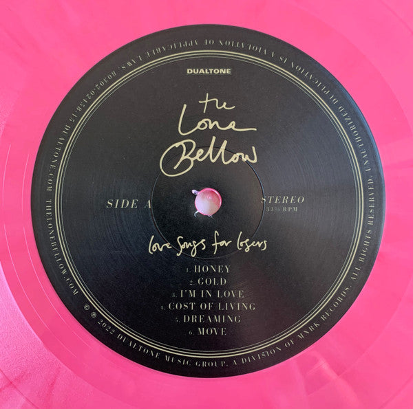 The Lone Bellow : Love Songs For Losers (LP, Album, Whi)