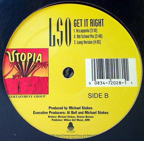 LSO* : Get It Right (12")
