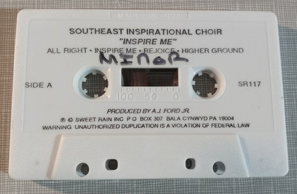 Southeast Inspirational Choir : Inspire Me (Cass, Album)
