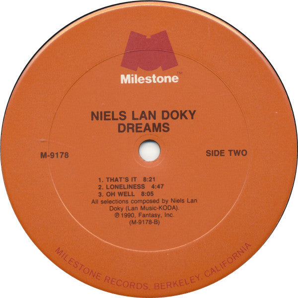Niels Lan Doky : Dreams (LP, Album)