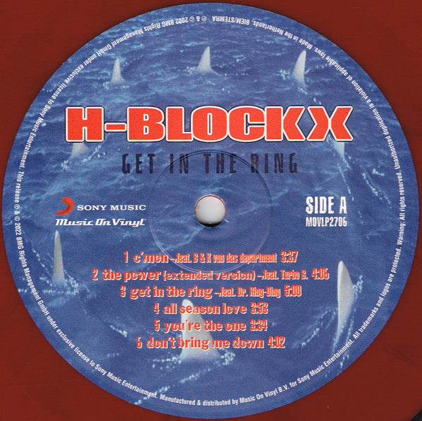 H-Blockx : Get In The Ring (LP, Album, Ltd, Num, RE, Red)