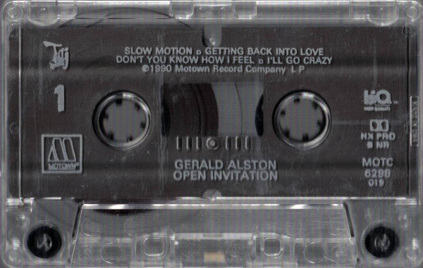 Gerald Alston : Open Invitation (Cass, Album)