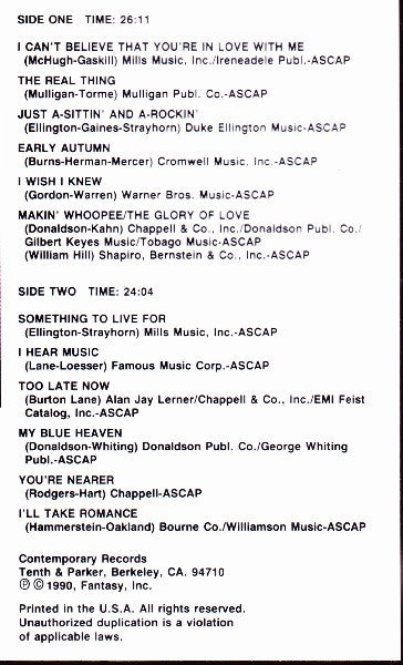 Carol Sloane : The Real Thing (Cass, Album, Dol)