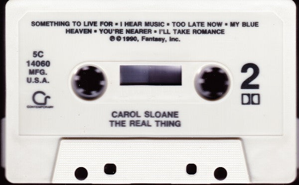 Carol Sloane : The Real Thing (Cass, Album, Dol)