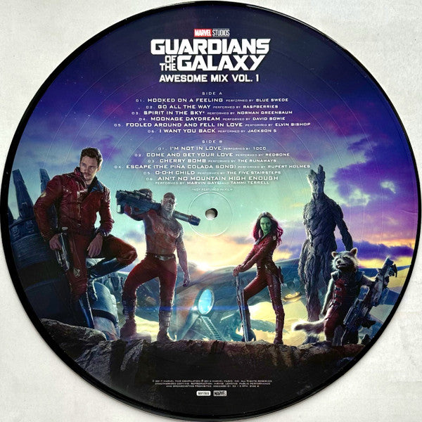 Various : Guardians Of The Galaxy: Awesome Mix Vol. 1 (LP, Album, Comp, Ltd, Pic, RE)