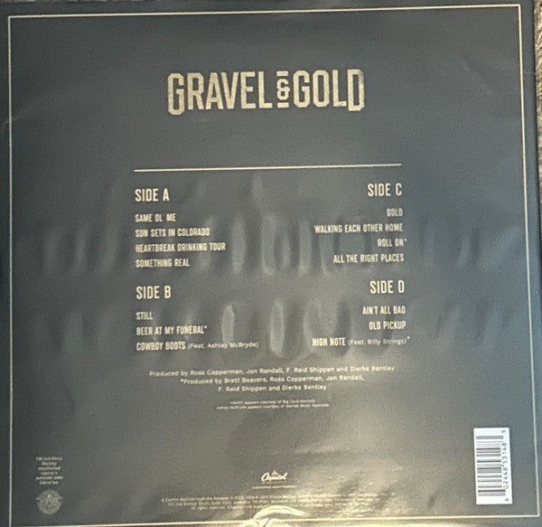 Dierks Bentley : Gravel & Gold (LP, Album)