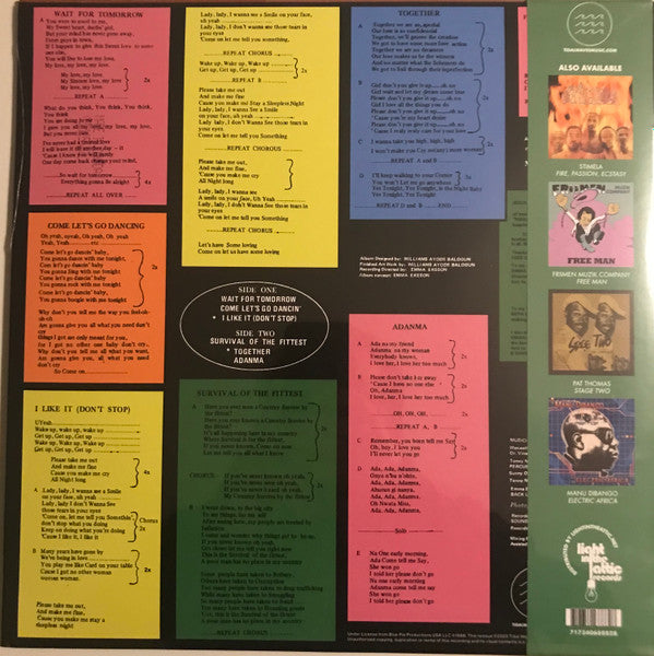 Maxwell Udoh : Survival Of The Fittest (LP, Album, Ltd, RE, Whi)