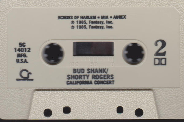 Bud Shank / Shorty Rogers : California Concert (Cass, Album)