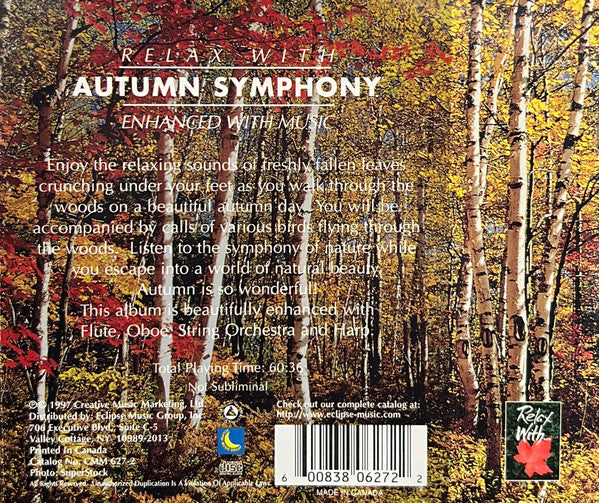 Unknown Artist : Relax With... Autumn Symphony (Enhanced With Music) (CD, Album)