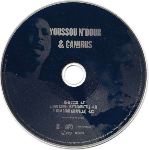 Youssou N'Dour & Canibus : How Come (CD, Maxi)