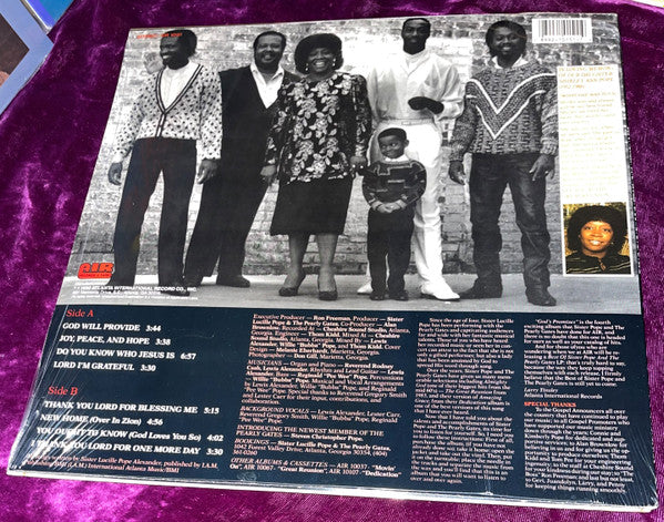 Sister Lucille Pope And The Pearly Gates* : God's Promises (LP, Album)