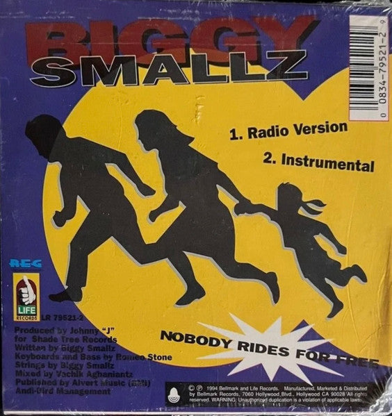 Biggy Smallz : Nobody Rides For Free (CD, Single)