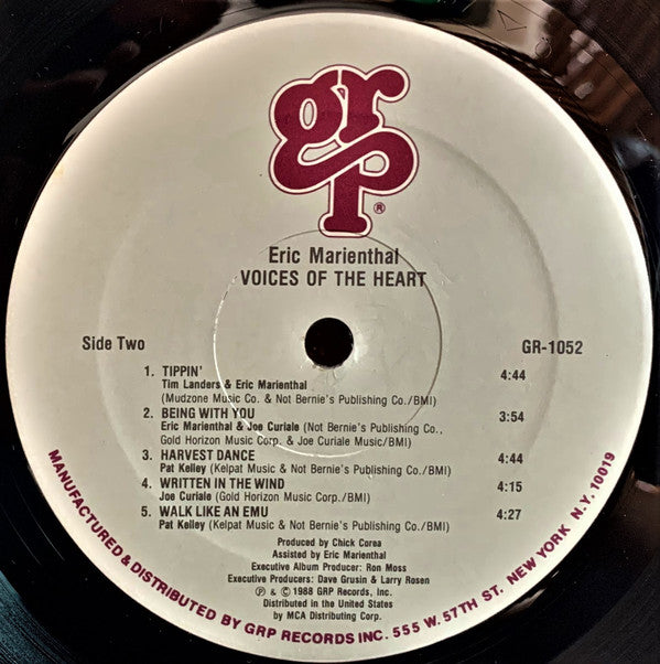 Eric Marienthal : Voices Of The Heart (LP, Album)