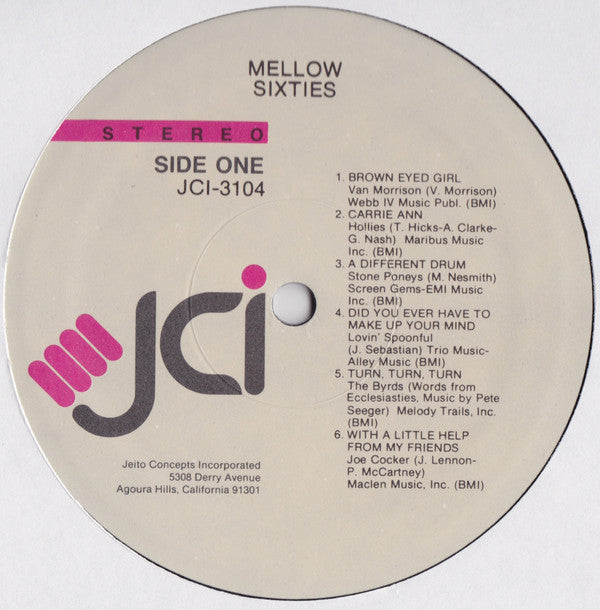 Various : Mellow Sixties (LP, Comp)